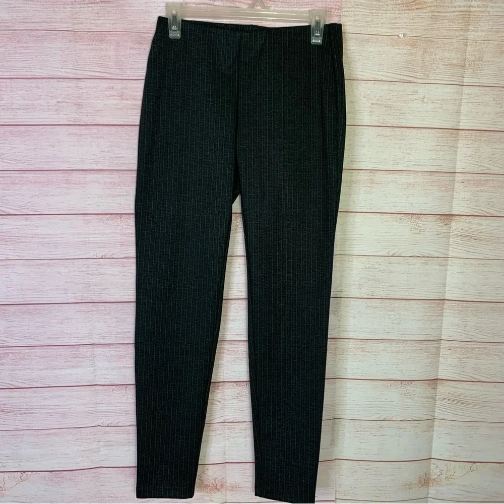 Nanette Leopore Navy Blue Stripe Pull On Pants Size‎ Small